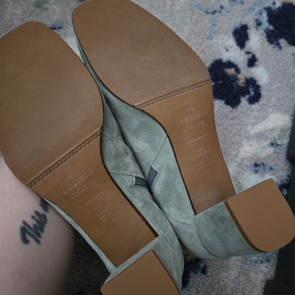 Sezane Brooklyn Boots in Sea Green size 39 - Picture 10 of 12